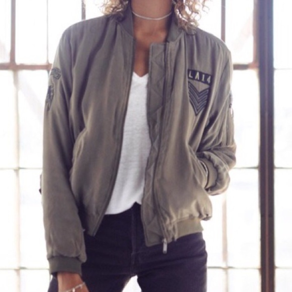 Rails military style bomber jacket like NEW